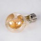 99037 LED Long Filament Bulb E27 A60 Globe 8W 720lm 360° AC 220-240V IP20 D6 x H10.5cm Ultra Θερμό Λευκό 2200K με Μελί Γυαλί - Dimmable - 3 Years Warranty