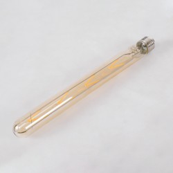 TUBIS 99050 Λάμπα Σωλήνας E27 T30 LED 8W 720lm 360° AC 220-240V IP20 Ultra Θερμό Λευκό 2200K Dimmable - Long Filament Chip - Μελί - Μ3 x Π3 x Υ30cm - 3 Χρόνια Εγγύηση