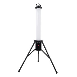 WORKINGLIGHT 99051 Προβολέας Εργασίας με Τρίποδο LED 65W 6000lm 360° AC 220-240V Αδιάβροχο IP65 IK08 Ψυχρό Λευκό 6000K - Sanan SMD Chip - Λευκό Γαλακτερό - Μ70 x Π70 x Υ130cm - 3 Χρόνια Εγγύηση