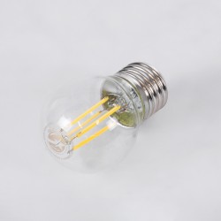 SPHERE 99052 Λάμπα E27 G45 LED 6W 660lm 360° AC 220-240V IP20 Φυσικό Λευκό 4500K Dimmable - Long Filament Chip -Διάφανο - Μ4.5 x Π4.5 x Υ7.5cm - 3 Χρόνια Εγγύηση
