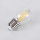 99052 Λάμπα LED Long Filament E27 G45 Γλομπάκι 6W 660lm 360° AC 220-240V IP20 Φ4.5 x Υ7.5cm Φυσικό Λευκό 4000K με Διάφανο Γυαλί - Dimmable - 3 Years Warranty