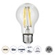 99053 Λάμπα LED Long Filament E27 A60 Γλόμπος 10W 1100lm 360° AC 220-240V IP20 Φ6 x Υ10.5cm Φυσικό Λευκό 4000K με Διάφανο Γυαλί - Dimmable - 3 Χρόνια Εγγύηση