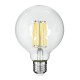 99054 Λάμπα LED Long Filament E27 G95 Γλόμπος 12W 1320lm 360° AC 220-240V IP20 Φ9.5 x Υ13.5cm Φυσικό Λευκό 4000K με Διάφανο Γυαλί - Dimmable - 3 Years Warranty