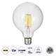 99055 Λάμπα LED Long Filament E27 G125 Γλόμπος 12W 1320lm 360° AC 220-240V IP20 Φ12.5 x Υ18cm Φυσικό Λευκό 4000K με Διάφανο Γυαλί - Dimmable - 3 Years Warranty