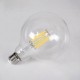 99055 Λάμπα LED Long Filament E27 G125 Γλόμπος 12W 1320lm 360° AC 220-240V IP20 Φ12.5 x Υ18cm Φυσικό Λευκό 4000K με Διάφανο Γυαλί - Dimmable - 3 Years Warranty