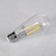 99056 Λάμπα LED Long Filament E27 ST64 Αχλάδι 10W 1100lm 360° AC 220-240V IP20 Φ6.4 x Υ14cm Φυσικό Λευκό 4000K με Διάφανο Γυαλί - Dimmable - 3 Years Warranty