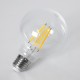 99084 Λάμπα LED Long Filament E27 G95 Γλόμπος 4W 840lm 360° AC 220-240V IP20 Φ9.5 x Υ13.8cm Θερμό Λευκό 2700K με Διάφανο Γυαλί - Pro Series 210lm/W - A Ενεργειακή Κλάση - 3 Χρόνια Εγγύηση