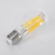 99087 Λάμπα LED Long Filament E27 A60 Γλόμπος 7W 1470lm 360° AC 220-240V IP20 Φ6 x Υ11cm Θερμό Λευκό 2700K με Διάφανο Γυαλί - Pro Series 210lm/W - A Ενεργειακή Κλάση - 3 Χρόνια Εγγύηση