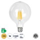 99089 Λάμπα LED Long Filament E27 G125 Γλόμπος 7W 1470lm 360° AC 220-240V IP20 Φ12.5 x Υ13.8cm Θερμό Λευκό 2700K με Διάφανο Γυαλί - Pro Series 210lm/W - A Ενεργειακή Κλάση - 3 Χρόνια Εγγύηση