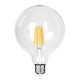 99089 Λάμπα LED Long Filament E27 G125 Γλόμπος 7W 1470lm 360° AC 220-240V IP20 Φ12.5 x Υ13.8cm Θερμό Λευκό 2700K με Διάφανο Γυαλί - Pro Series 210lm/W - A Ενεργειακή Κλάση - 3 Χρόνια Εγγύηση