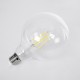 99093 Λάμπα LED Long Filament E27 G125 Γλόμπος 4W 840lm 360° AC 220-240V IP20 Φ12.5 x Υ13.8cm Φυσικό Λευκό 4000K με Διάφανο Γυαλί - Pro Series 210lm/W - A Ενεργειακή Κλάση - 3 Χρόνια Εγγύηση