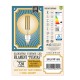 99165 Λάμπα LED Long Filament E27 G200 PITAYAS Γλόμπος 8W 720lm 360° AC 220-240V IP20 Φ20 x Υ30cm Ultra Θερμό Λευκό 2200K με Μελί Γυαλί - Dimmable - 3 Χρόνια Εγγύηση