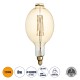 99166 Λάμπα LED Long Filament E27 BT180 MANGOS Γλόμπος 8W 720lm 360° AC 220-240V IP20 Φ18 x Υ39cm Ultra Θερμό Λευκό 2200K με Μελί Γυαλί - Dimmable - 3 Χρόνια Εγγύηση