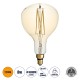 99169 Λάμπα LED Long Filament E27 ER180 PAPAYAS Γλόμπος 8W 720lm 360° AC 220-240V IP20 Φ18 x Υ30cm Ultra Θερμό Λευκό 2200K με Μελί Γυαλί - Dimmable - 3 Years Warranty