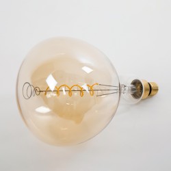 PAPAYAS 99171 Λάμπα E27 ER180 LED 6W 420lm 360° AC 220-240V IP20 Ultra Θερμό Λευκό 2200K Dimmable - Soft S Spiral Filament Chip - Μελί - Μ18 x Π18 x Υ30cm - 3 Χρόνια Εγγύηση