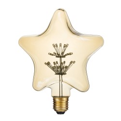 DECOSTAR 99207 Λάμπα E27 S125 LED 1W 70lm 360° AC 220-240V IP20 Ultra Θερμό Λευκό 2200K - Diode HP Filament Chip - Μελί - Μ15 x Π6 x Υ16cm - 3 Χρόνια Εγγύηση