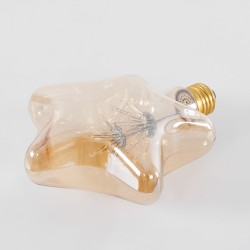 DECOSTAR 99207 Λάμπα E27 S125 LED 1W 70lm 360° AC 220-240V IP20 Ultra Θερμό Λευκό 2200K - Diode HP Filament Chip - Μελί - Μ15 x Π6 x Υ16cm - 3 Χρόνια Εγγύηση