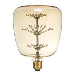 BARREL 99209 Λάμπα E27 G145 LED 1.6W 140lm 360° AC 220-240V IP20 Ultra Θερμό Λευκό 2200K - Diode HP Filament Chip - Μελί - Μ14.5 x Π14.5 x Υ19cm - 3 Χρόνια Εγγύηση