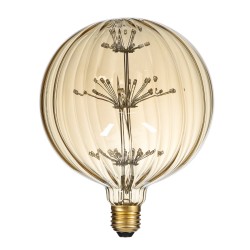 PUMPKIN 99211 Λάμπα E27 G150 LED 1.6W 140lm 360° AC 220-240V IP20 Ultra Θερμό Λευκό 2200K - Diode HP Filament Chip - Μελί - Μ15 x Π15 x Υ19cm - 3 Χρόνια Εγγύηση