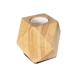 RHOMBUS 99401 Μοντέρνο Επιτραπέζιο Φωτιστικό Πορτατίφ με Ντουί 1 x E27 AC 220-240V IP20 - Μπεζ - M8 x Π8 x Υ8cm