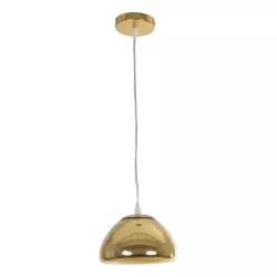 CRISTIN 999-0037 Μοντέρνο Κρεμαστό Φωτιστικό Οροφής με Ντουί 1 x G4 AC 220-240V IP20 - Χρυσό - Μ18 x Π18 x Υ13cm