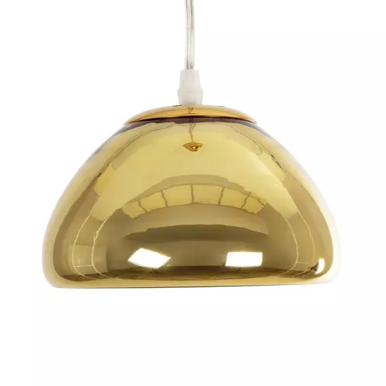 CRISTIN 999-0037 Μοντέρνο Κρεμαστό Φωτιστικό Οροφής με Ντουί 1 x G4 AC 220-240V IP20 - Χρυσό - Μ18 x Π18 x Υ13cm