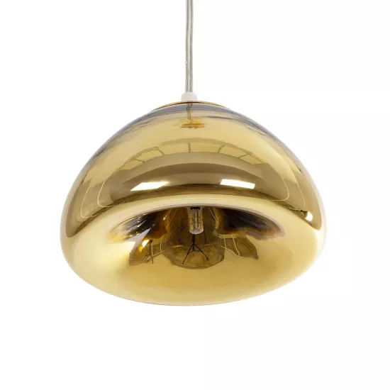 CRISTIN 999-0037 Μοντέρνο Κρεμαστό Φωτιστικό Οροφής με Ντουί 1 x G4 AC 220-240V IP20 - Χρυσό - Μ18 x Π18 x Υ13cm