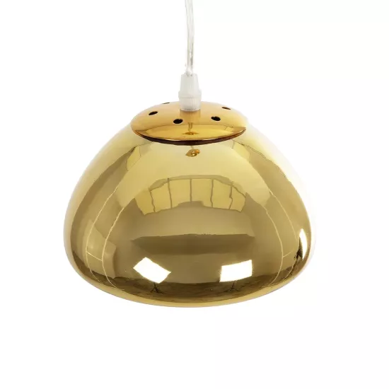 CRISTIN 999-0037 Μοντέρνο Κρεμαστό Φωτιστικό Οροφής με Ντουί 1 x G4 AC 220-240V IP20 - Χρυσό - Μ18 x Π18 x Υ13cm