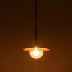 JOLIET 999-0042 Μοντέρνο Κρεμαστό Φωτιστικό Οροφής με Ντουί 1 x G9 AC 220-240V IP20 - Μαύρο & Χρυσό - Μ20 x Π20 x Y43cm