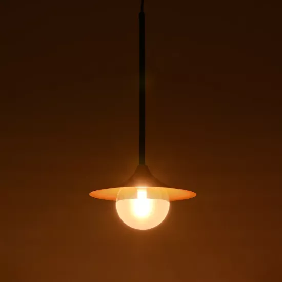 JOLIET 999-0042 Μοντέρνο Κρεμαστό Φωτιστικό Οροφής με Ντουί 1 x G9 AC 220-240V IP20 - Μαύρο & Χρυσό - Μ20 x Π20 x Y43cm