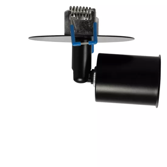 SARA 999-0058 Χωνευτό Φωτιστικό Οροφής με Ντουί 1 x E27 AC 220-240V IP20 - Μαύρο - Μ8.5 x Π8.5 x Υ11cm