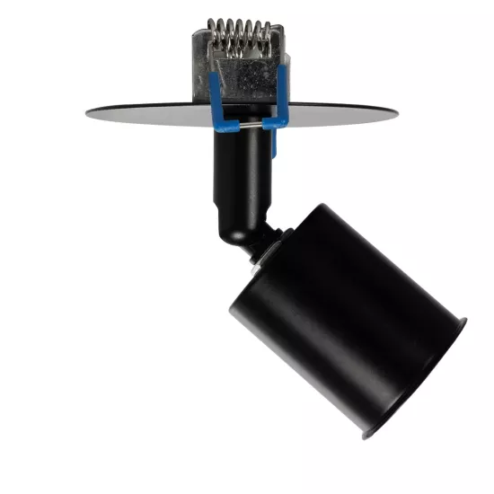 SARA 999-0058 Χωνευτό Φωτιστικό Οροφής με Ντουί 1 x E27 AC 220-240V IP20 - Μαύρο - Μ8.5 x Π8.5 x Υ11cm