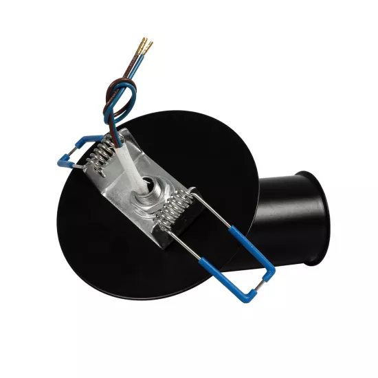 SARA 999-0058 Χωνευτό Φωτιστικό Οροφής με Ντουί 1 x E27 AC 220-240V IP20 - Μαύρο - Μ8.5 x Π8.5 x Υ11cm