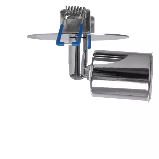 SARA 999-0059 Χωνευτό Φωτιστικό Οροφής με Ντουί 1 x E27 AC 220-240V IP20 - Ασημί - Μ8.5 x Π8.5 x Υ11cm