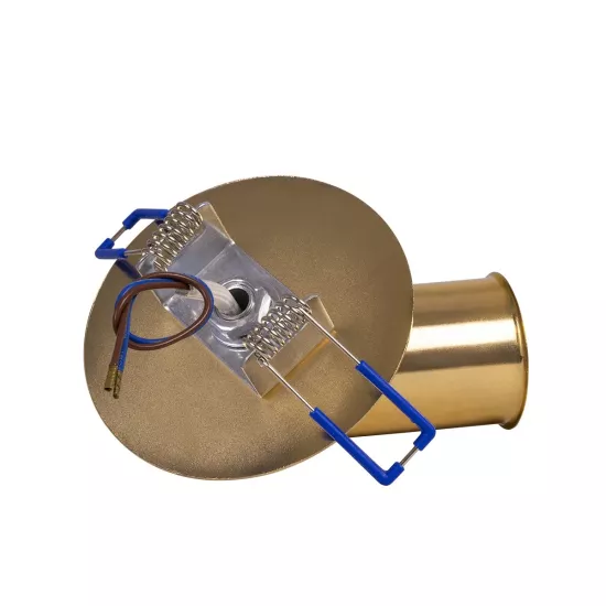 SARA 999-0060 Χωνευτό Φωτιστικό Οροφής με Ντουί 1 x E27 AC 220-240V IP20 - Χρυσό - Μ8.5 x Π8.5 x Υ11cm