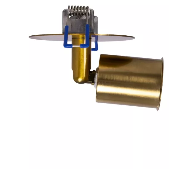 SARA 999-0061 Χωνευτό Φωτιστικό Οροφής με Ντουί 1 x E27 AC 220-240V IP20 - Χρυσό - Μ8.5 x Π8.5 x Υ11cm