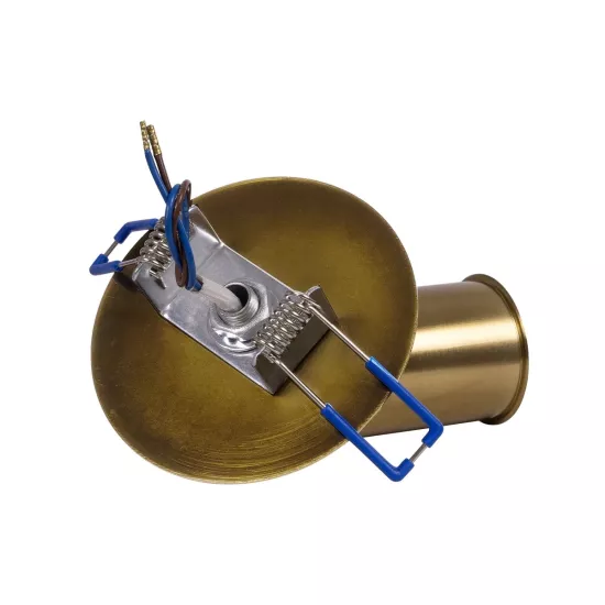 SARA 999-0061 Χωνευτό Φωτιστικό Οροφής με Ντουί 1 x E27 AC 220-240V IP20 - Χρυσό - Μ8.5 x Π8.5 x Υ11cm