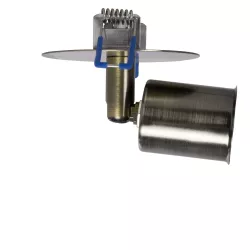 SARA 999-0062 Χωνευτό Φωτιστικό Οροφής με Ντουί 1 x E27 AC 220-240V IP20 - Μπρούτζινο - Μ8.5 x Π8.5 x Υ11cm