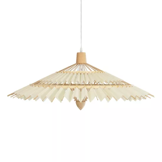 VENTALIA 999-0066 Boho Κρεμαστό Φωτιστικό Οροφής με Ντουί 1 x E27 AC 220-240V IP20 - Μπεζ - Μ83 x Π83 x Υ36cm