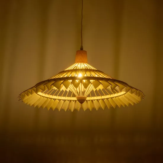 VENTALIA 999-0067 Boho Κρεμαστό Φωτιστικό Οροφής με Ντουί 1 x E27 AC 220-240V IP20 - Μπεζ - Μ60 x Π60 x Υ30cm