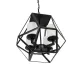 DASTAR 999-0091 Vintage Κρεμαστό Φωτιστικό Οροφής με Ντουί 4 x E27 AC 220-240V IP20 - Μαύρο & Λευκό - Μ42 x Π42 x Υ43cm