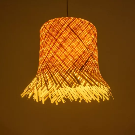 HAWAII 999-0125 Boho Κρεμαστό Φωτιστικό Οροφής με Ντουί 1 x E27 AC 220-240V IP20 - Μπεζ - Μ30 x Π30 x Υ30cm