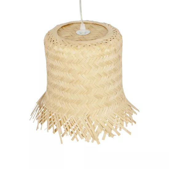 HAWAII 999-0125 Boho Κρεμαστό Φωτιστικό Οροφής με Ντουί 1 x E27 AC 220-240V IP20 - Μπεζ - Μ30 x Π30 x Υ30cm
