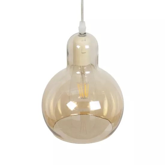 LUCREZIA 999-0143 Μοντέρνο Κρεμαστό Φωτιστικό Οροφής με Ντουί 1 x E27 AC 220-240V IP20 - Μελί - Μ18 x Π18 x Υ24cm