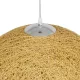OCEANA 999-0155 Boho Κρεμαστό Φωτιστικό Οροφής με Ντουί 1 x E27 AC 220-240V IP20 - Μπεζ & Χρυσό - Μ60 x Π60 x Υ60cm