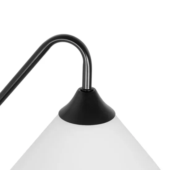 ALESSIA 999-0177 Μοντέρνο Φωτιστικό Τοίχου - Απλίκα με Ντουί 1 x E27 AC 220-240V IP20 - Μπεζ & Μαύρο - Μ18 x Π26 x Υ29cm