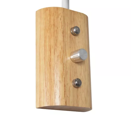 ALESSIA 999-0178 Μοντέρνο Φωτιστικό Τοίχου - Απλίκα με Ντουί 1 x E27 AC 220-240V IP20 - Μπεζ & Λευκό - Μ18 x Π26 x Υ29cm