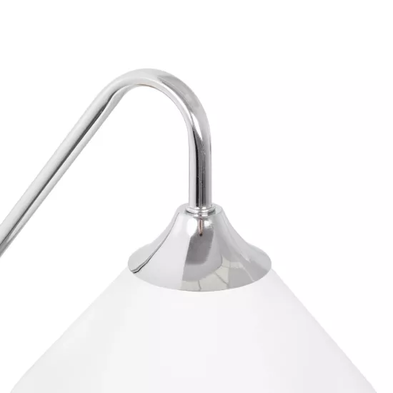 ALESSIA 999-0179 Μοντέρνο Φωτιστικό Τοίχου - Απλίκα με Ντουί 1 x E27 AC 220-240V IP20 - Μπεζ & Ασημί - Μ18 x Π26 x Υ29cm