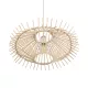 SASSO 999-0201 Boho Κρεμαστό Φωτιστικό Οροφής με Ντουί 1 x E27 AC 220-240V IP20 - Μπεζ - Μ50 x Π50 x Y23cm