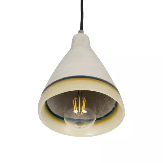 BEVIN 999-0219 Μοντέρνο Κρεμαστό Φωτιστικό Οροφής με Ντουί 1 x E27 AC 220-240V IP20 - Πολύχρωμο - Μ17 x Π17 x Υ21,5cm